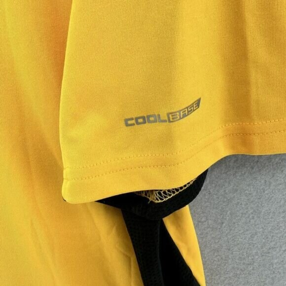 Majestic Cool Base Pittsburgh Pirates Yellow Baseball Jersey Bella Verdi Farms L - Picture 2 of 8